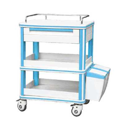 ABS全塑三层治疗车